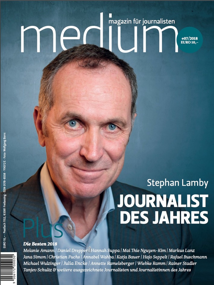 Journalist des Jahres 2018 Stephan Lamby
